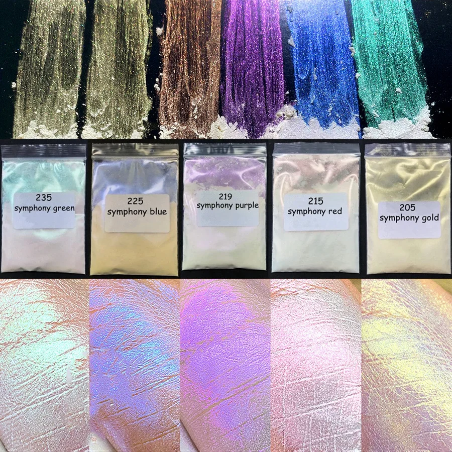 50g White Mermaid Symphony Pearlescent Pigment For Cosmetic Nacreous Eyeshadow Powder Soap Dye Powder Car Paint Discolor Powder