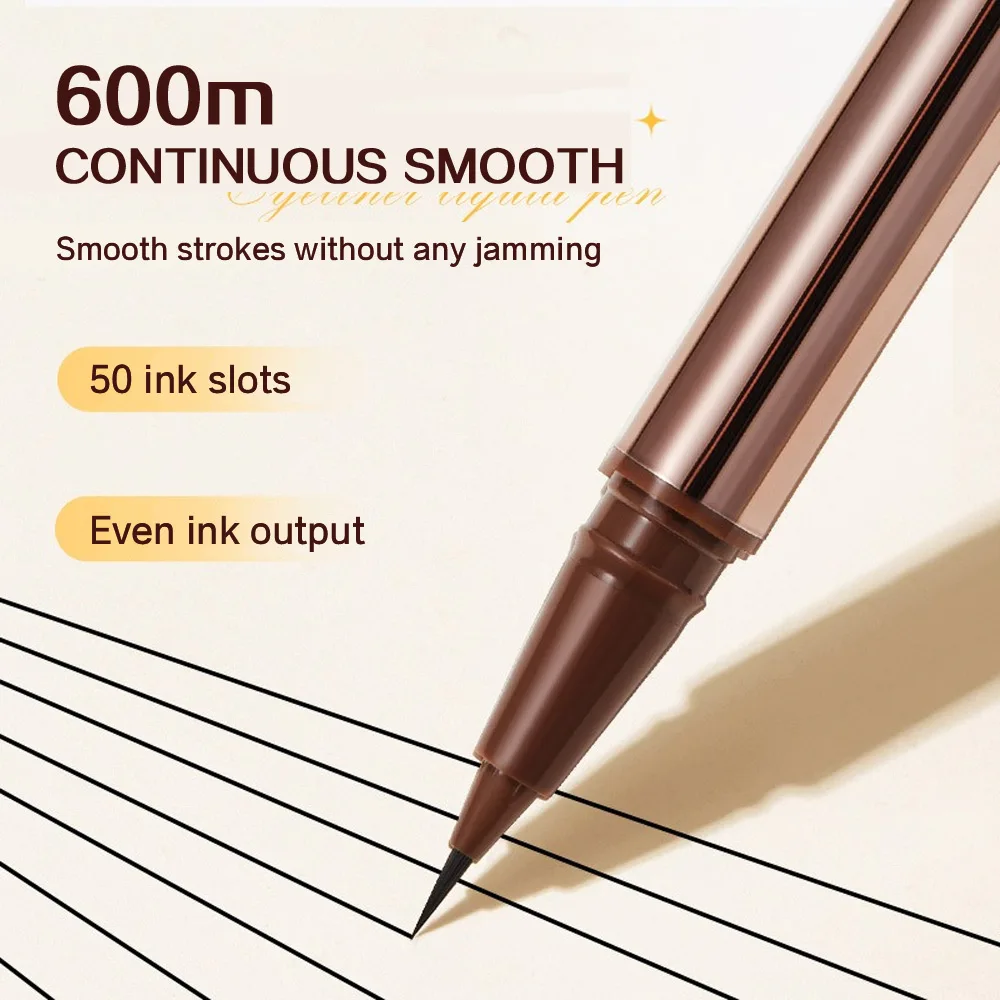 GECOMO color-condensing smooth liquid eyeliner pen smooth quick-drying anti-durable eyeliner