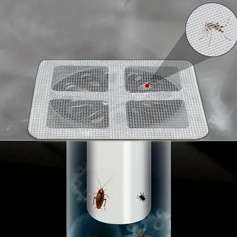 Anti Blocking Bathroom Kitchen Shower Floor Drains Sink Strainer Sticker Disposable Hair Drain Catcher Mesh Filter Cover view 6
