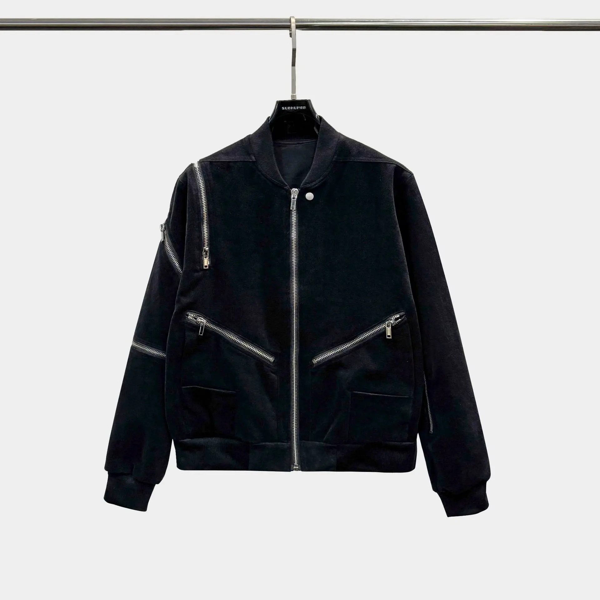 High Street Dark RO Jackets Men's New Flight Jacket Dark Wind Cotton Long Sleeve Deconstructed High Street Flight Women Jacket