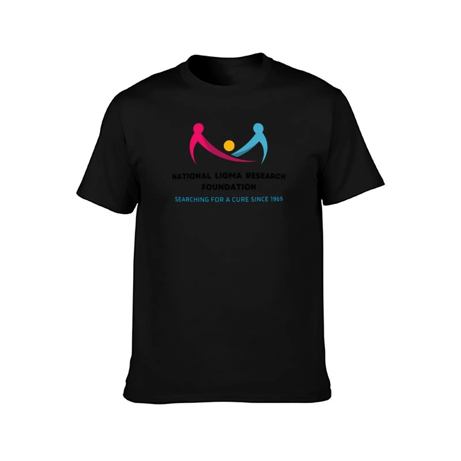 National Ligma Balls Research Foundation Meme - Funny T-Shirt Summer Casual Cotton Tee Oversized Streetwear Tops 100% Cotton