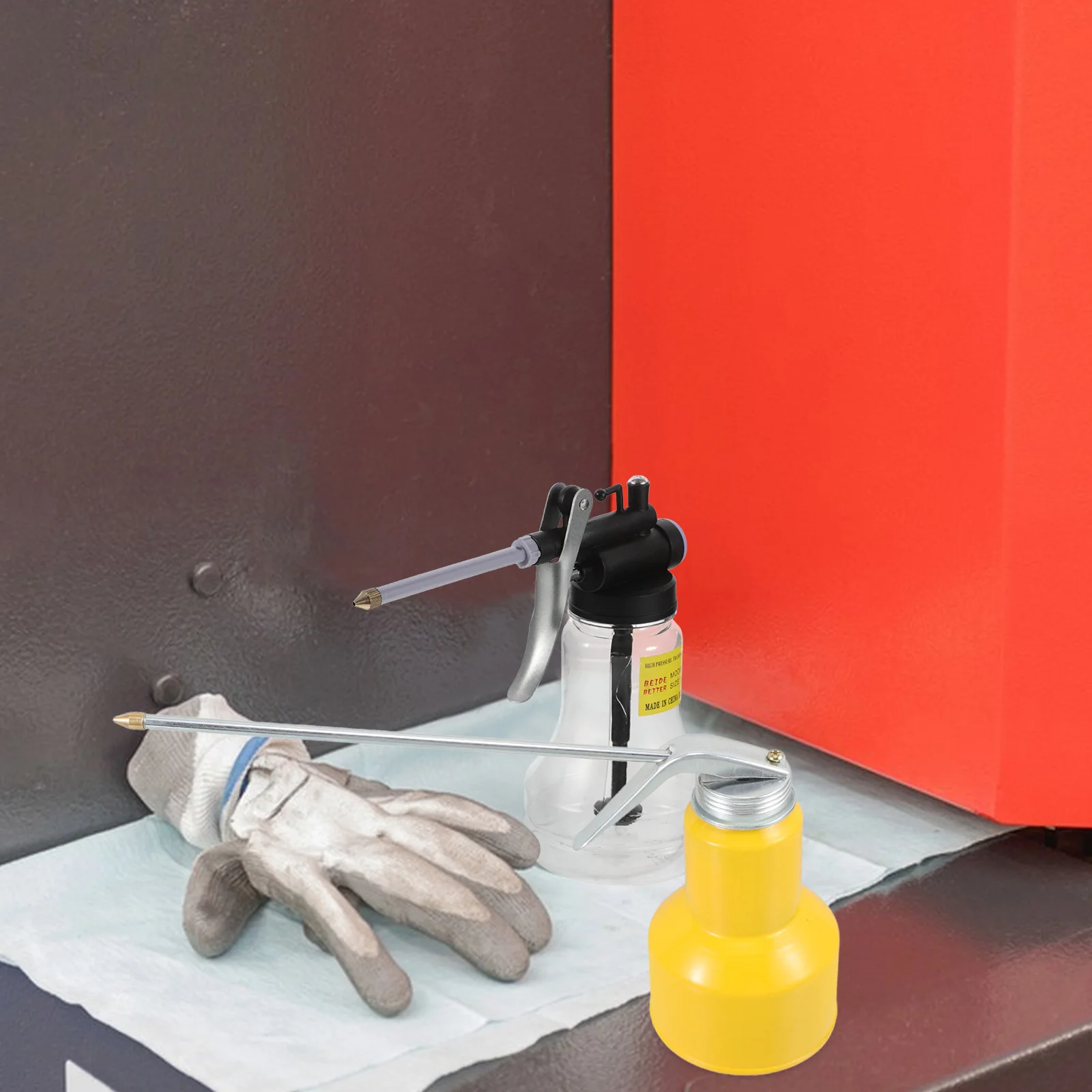 

Oil Pot Metal Manual Long Spout Portable Gear Liquor Dispenser Durable Car Bike Lubrication Container Oiler Fuel Transfer Pump