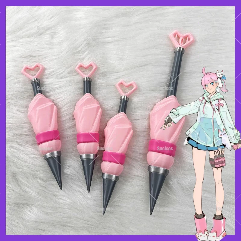 

1972, игра Kiriko Kunai, розовая пенопластовая опора для косплея, оружие, реквизит, костюмы для косплея на Хэллоуин, реквизит, аксессуар