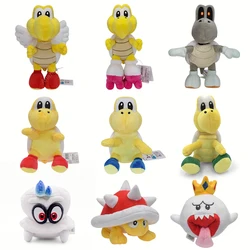 10 Styles Mario Bros Plush Toy Koopa Troopa Boo Cappy Spiny Kawaii Dry Bones Stuffed Animal Doll for Children Christmas Gifts