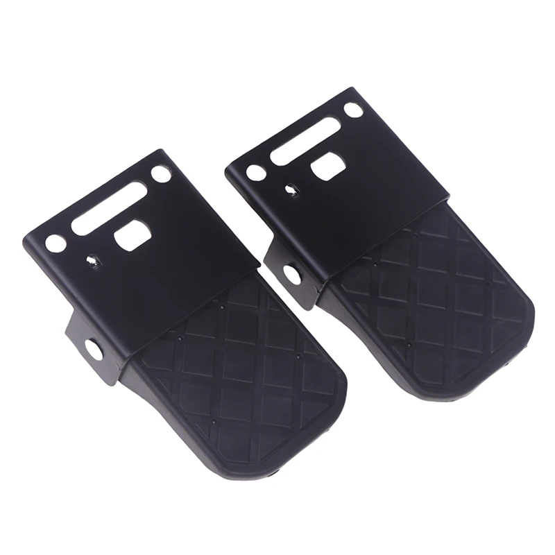2PCS Folding Truck Bed Step Anti-Slip For Boat Trailer Bumper Pickup Truck Tailgate Ladder Campers RV Exterior Accessories