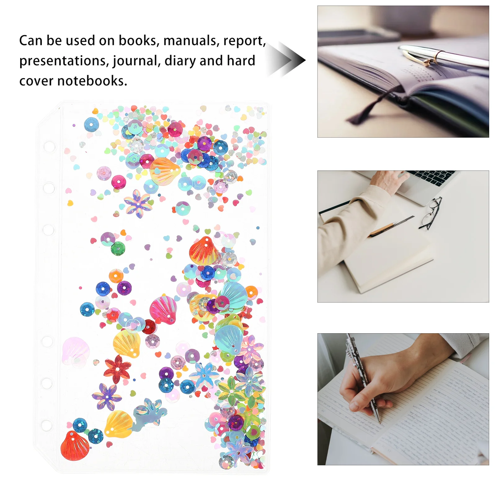 

10pcs Binder Dividers Notepad Classification Colored Page Markers File Divider Supplies Notebook Index Labels Plastic