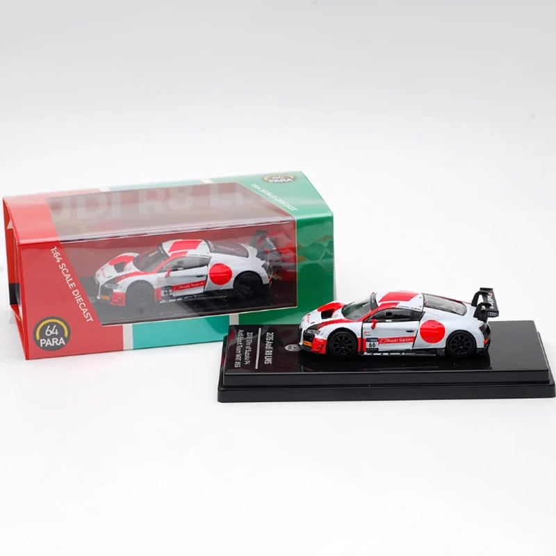 Para64 Diecast Scala 1:64 R8 LMS Simulazione in lega Modello di auto Collezione statica Decorato Regali di festa Giocattoli Regalo souvenir