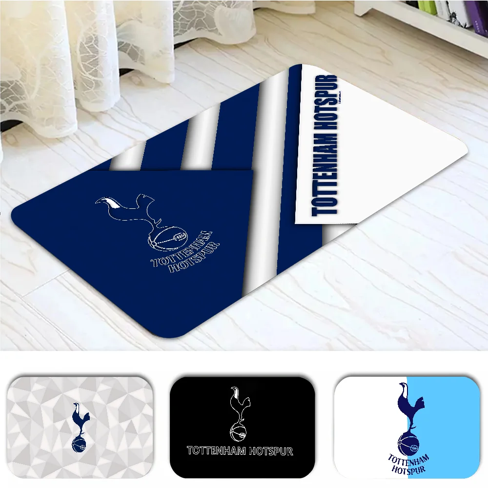 T-Tottenham Hotspur Floor Mat Graphic Printed Flannel Doormats For Bathroom Kitchen Entrance Carpet Home Decor