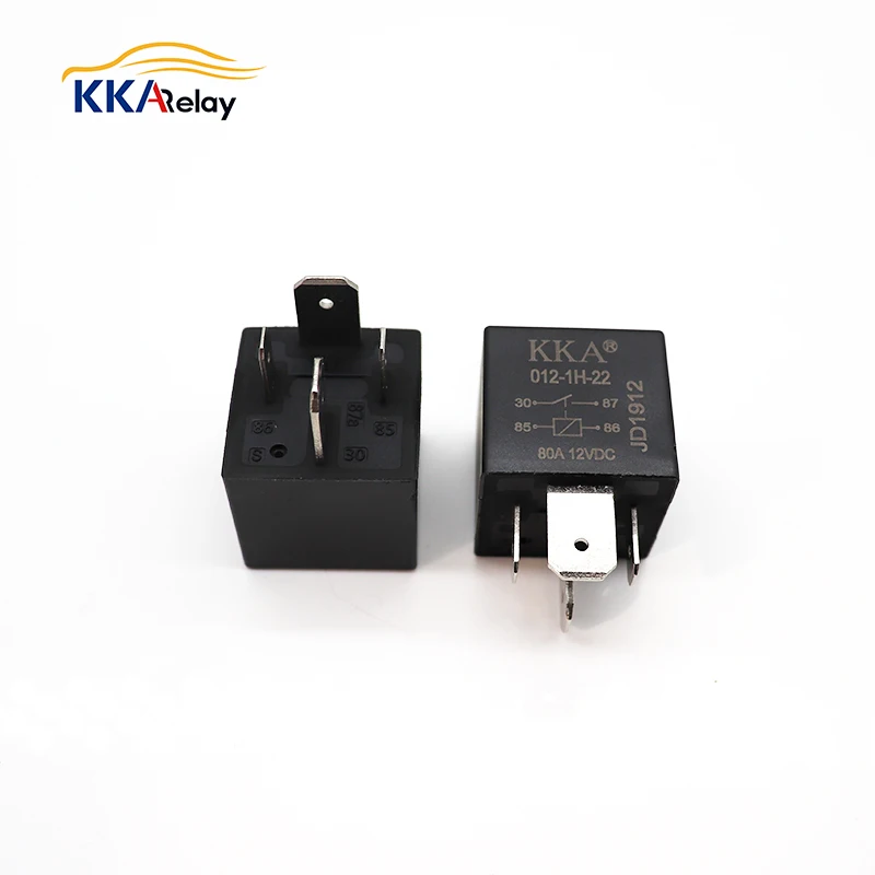 25Pcs/Pack 12V/24V4pin/5pin 80A Automotive Relay with Metal Bracket, High Quality Car Relay for Auto/Motorcycle
