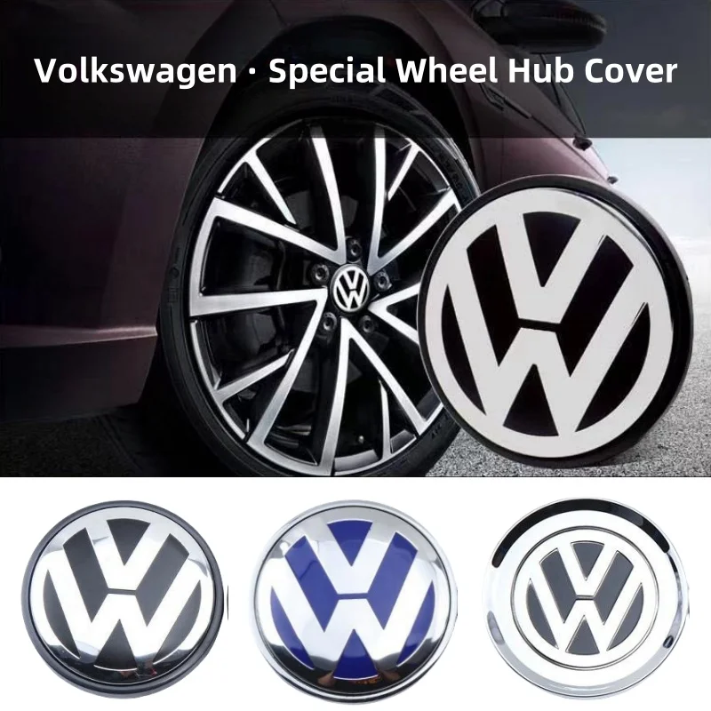 4pcs 55/56/65/70/76mm Car Wheel Center Hub Caps Cover for VW Volkswagen Golf Polo Passat Touran CC B5 B6 B7 Jetta accessories ﻿