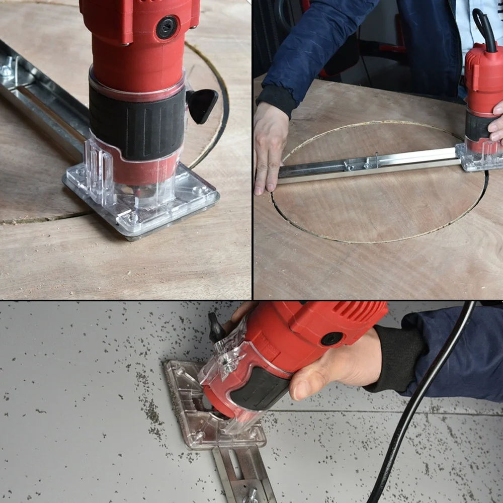 Elektrische Laminaat Rand Trimmer Hout Router Houtbewerking Laminator Timmerwerk Trimmen Snijden Carving Machine Power Tool