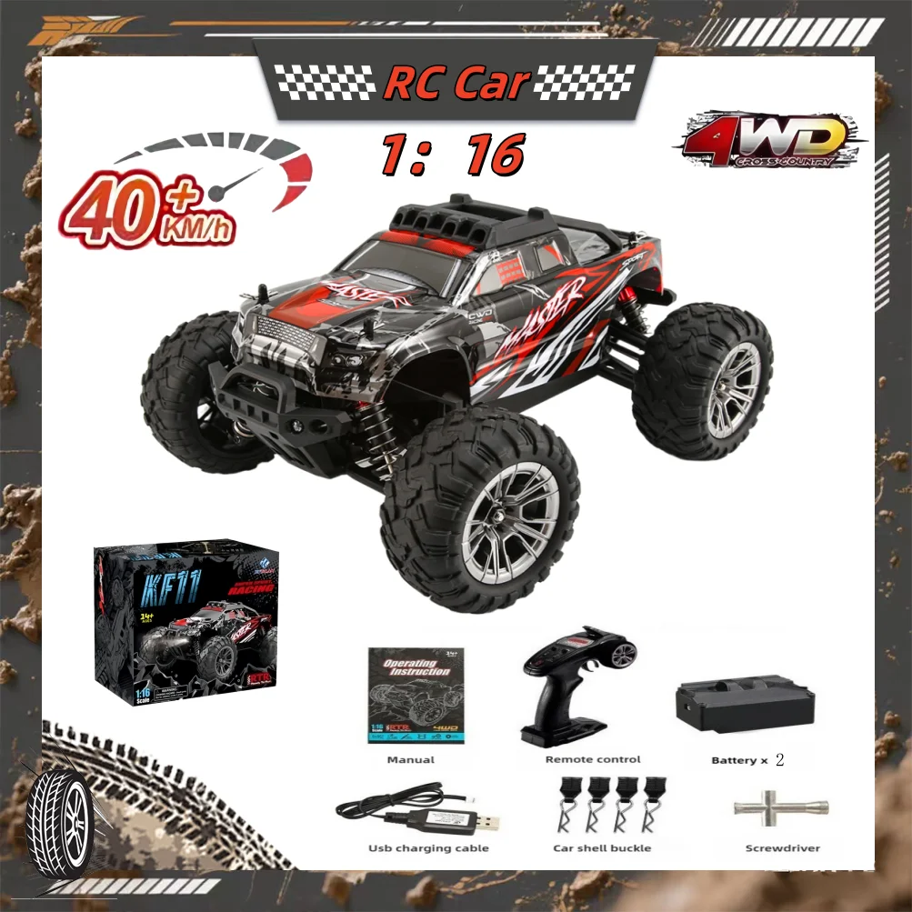 

Wltoys 1:16 RC Car 4WD Off-Road 40KM/H High Speed Crawler Electric Racing Drift Vehicle 4x4 Remote Control Toys for Boy models