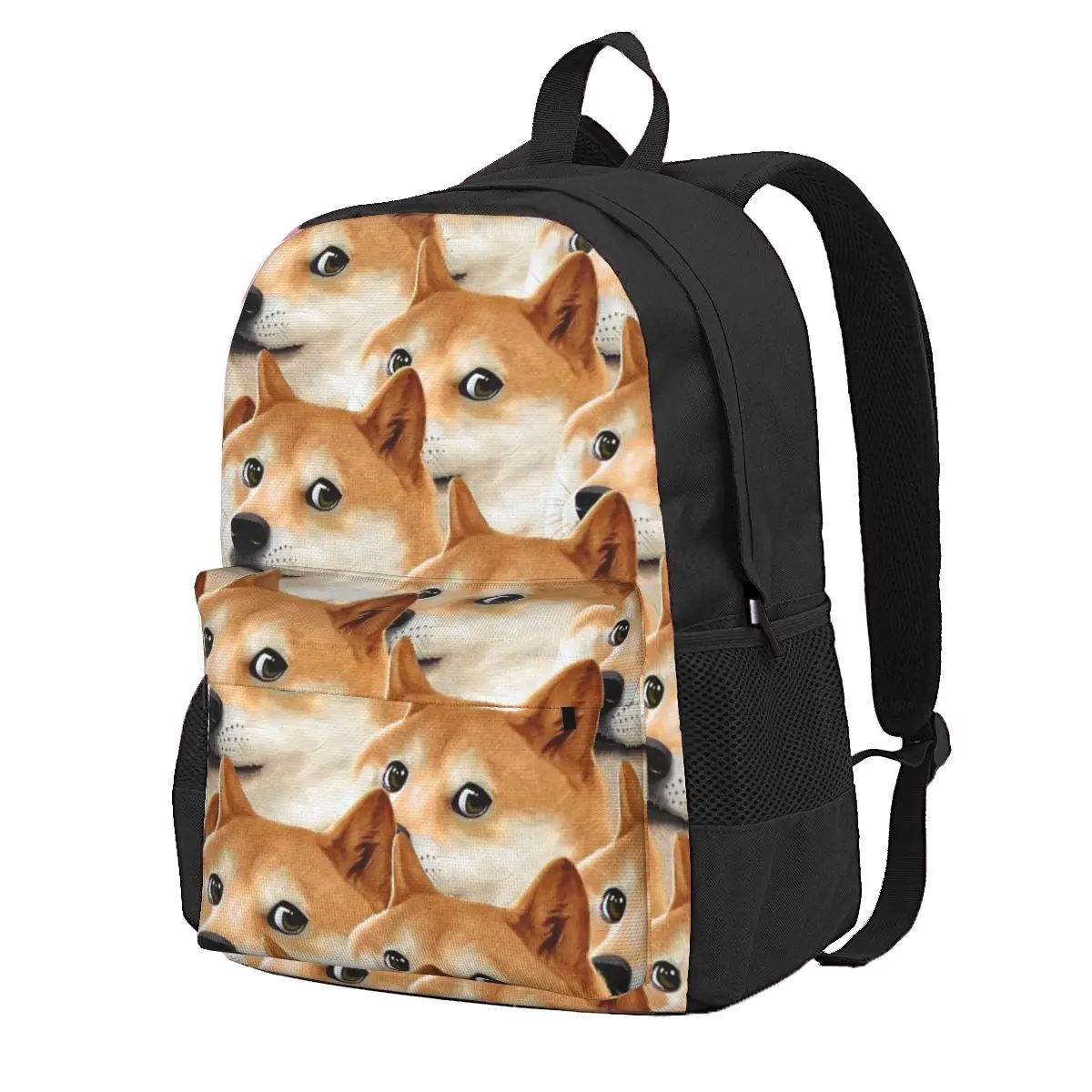 

Doge Shiba Inu Memes Student Backpack School Bag Hiking Travel Daypack for Men Women Fashion Bookbag Shoulder Bags