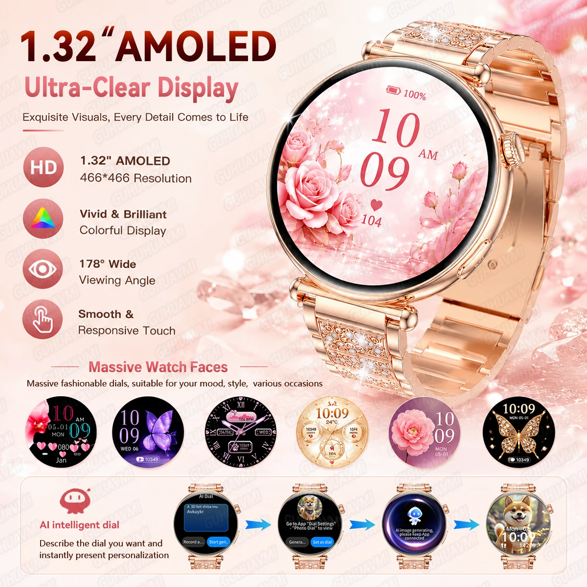 Новые женские смарт-часы 2026  – обзор и цена Smartwatch Ladies Watches For Women