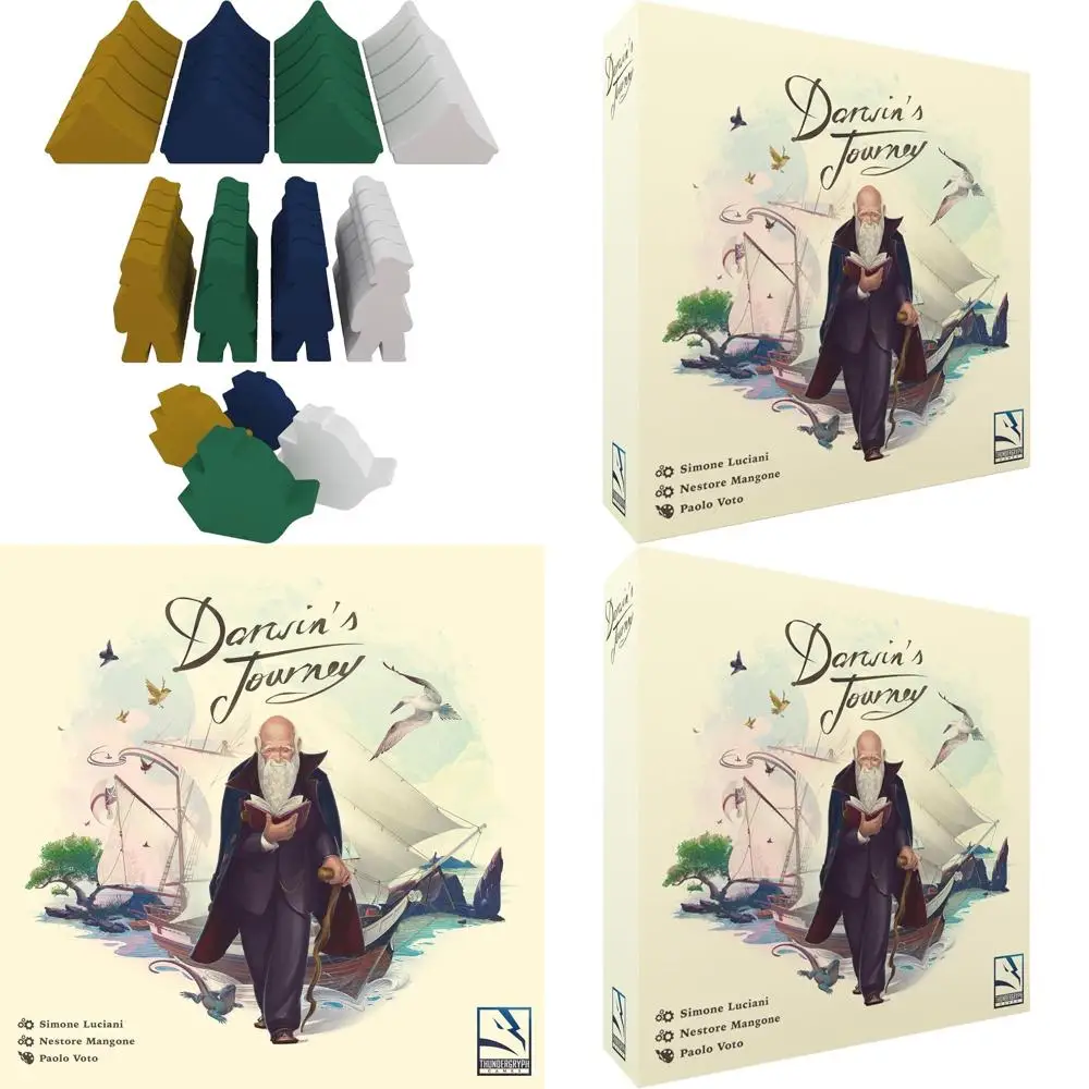 

Evolutionary Adventure: Darwin's Expedition - Strategy Game for Ages 14+, 1-4 Players, 30-120 Min, by Thundergryph