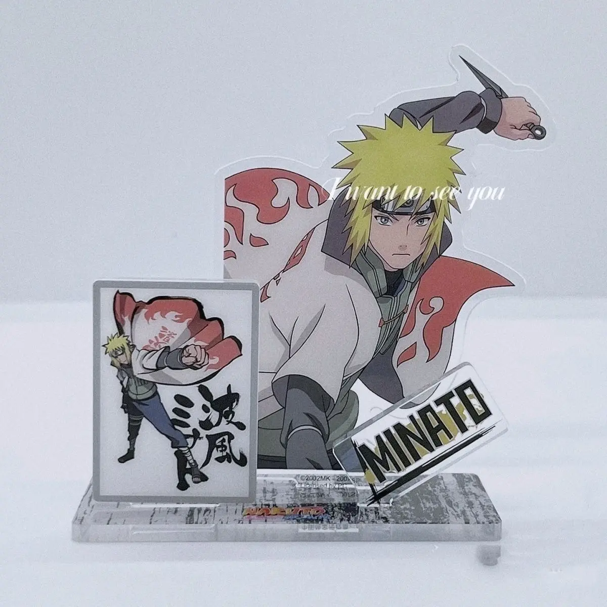 Japońskie Anime Akrylowe Stojaki Minato Sasuke Kakashi Anime Peryferia Ozdoby na Biurko Rekwizyty Prezent na Święta Bożego Narodzenia dla Przyjaciół