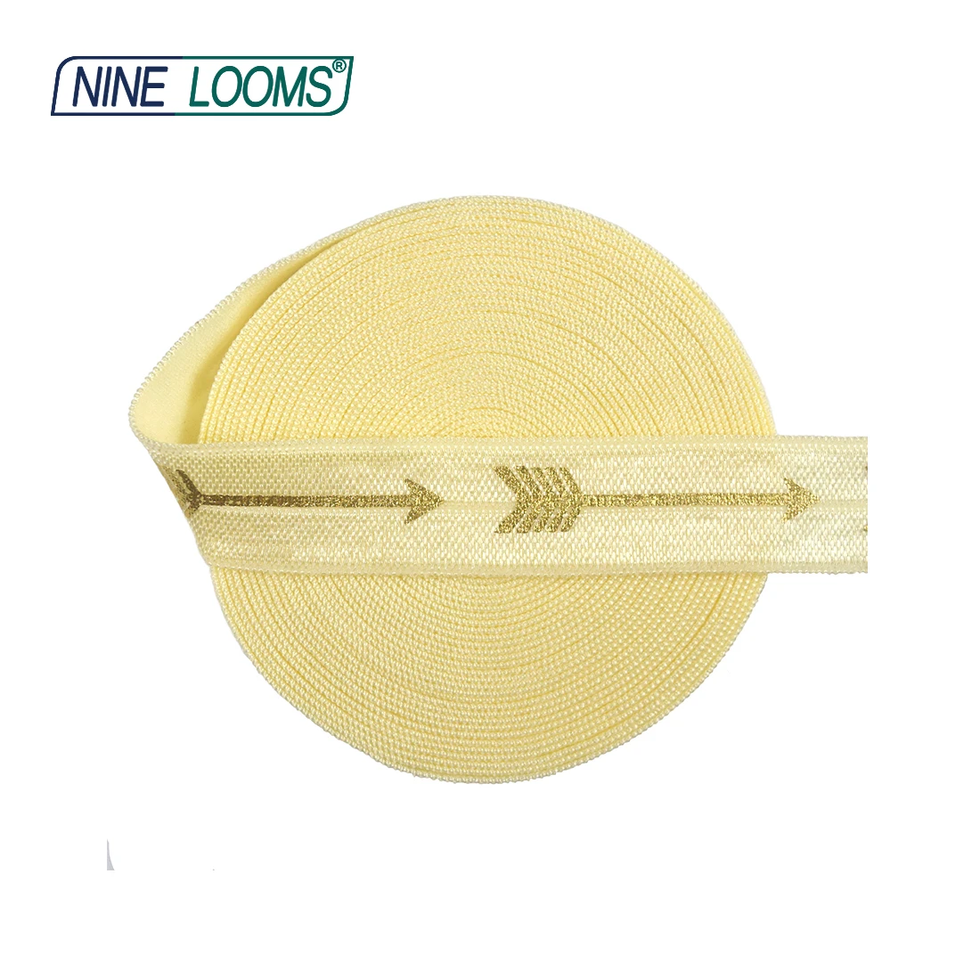 Neun Webstühle Folien druck über Gummibänder falten für 5/8 "15mm Leoparden Tupfen Spandex Bänder Haar gummi Stirnband Näh besatz 2 5 10 Yard – Detail 18