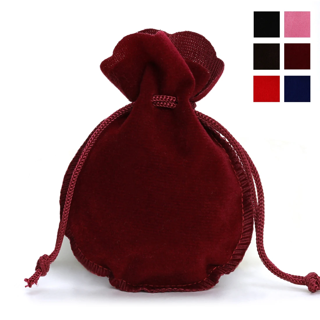 Louleur Drawstring Velvet Bag Gift Bag Calabash Pouch Jewelry Packaging Bags Wedding Party Present Drawstring Packing Bags