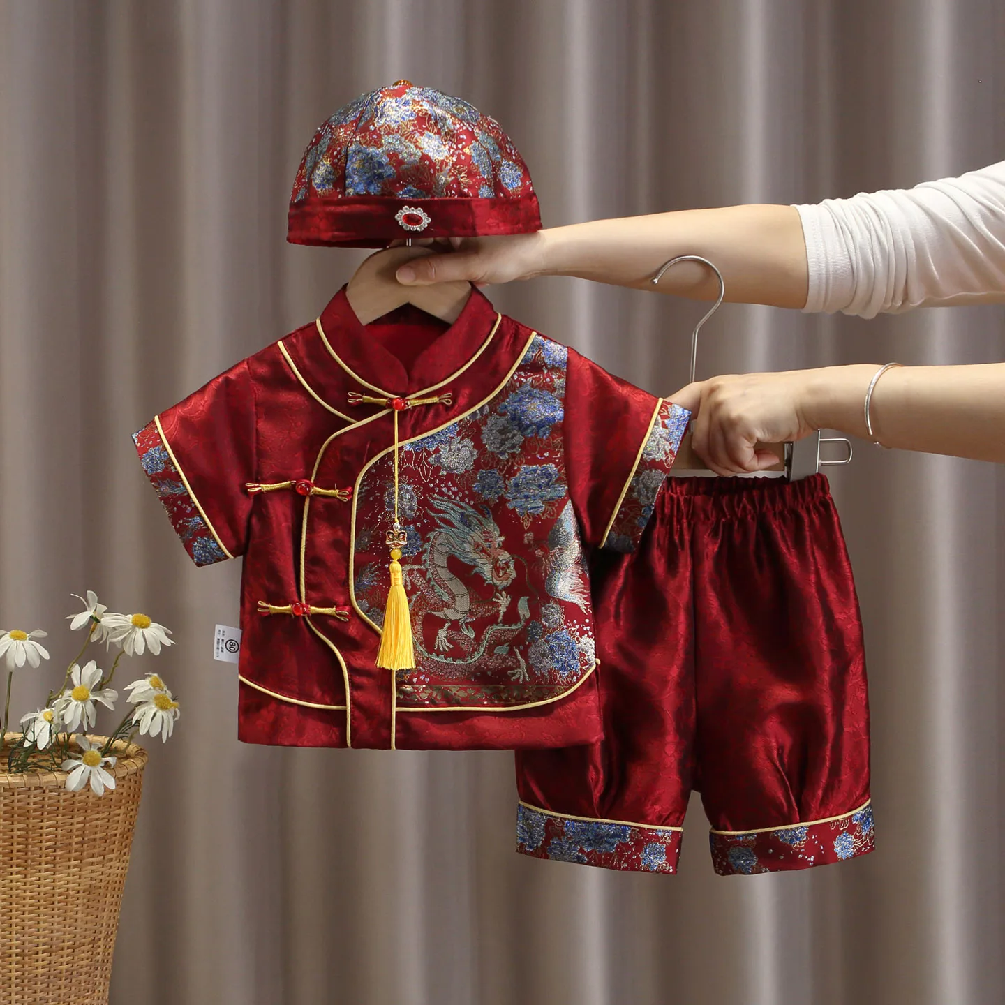 nouvel-ensemble-de-vetements-pour-bebe-garcon-style-chinois-pour-celebration-d'anniversaire-tenue-traditionnelle-festive-d'ete-costume-tang-ethnique-pour-enfants