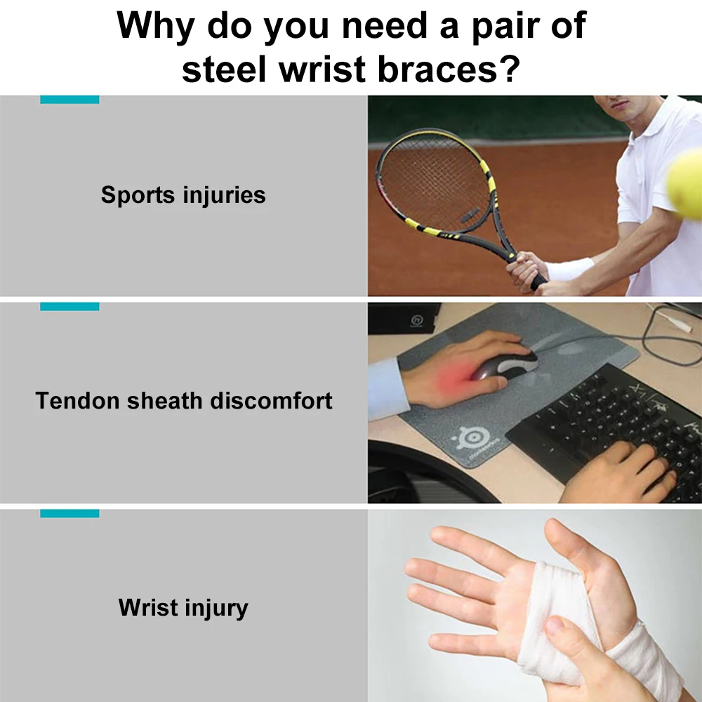 1/2Pcs Thumb Splint Right Left Hand, Reversible Thumb Support, Tendon Sheath Wrist Protection Thumb Sleeve Both Right Left Hand