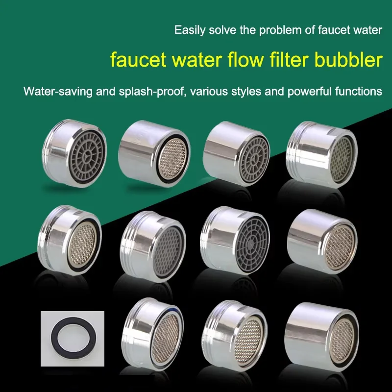 

Faucet Bubbler Kitchen Dish Basin Bathroom Basin Filter Mouthpiece Foam Splash-proof Spout Fitting