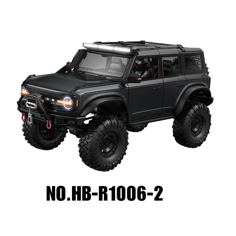 Nuevo HB-R1001 vehículo todoterreno Ford Wrangler simulado 1:10 tracción en las cuatro ruedas vehículo de Control remoto profesional regalos de navidad