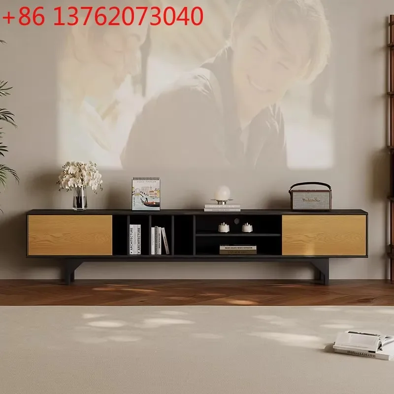 

Wabi wind TV cabinet living room home new retro small apartment TV cabinet