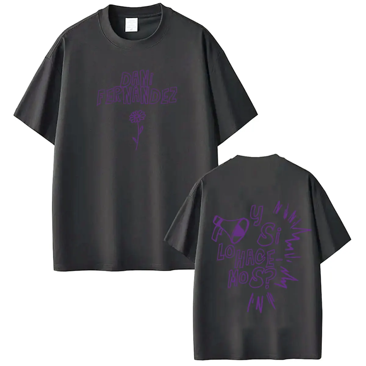 Y Si Lo Hace Mos Dani Fernandez Tour 2026 Bedrucktes T-Shirt für Männer und Frauen Hip-Hop T-Shirt Lässiges Baumwoll-T-Shirt im Ästhetischen Trendigen Stil – Detail 5