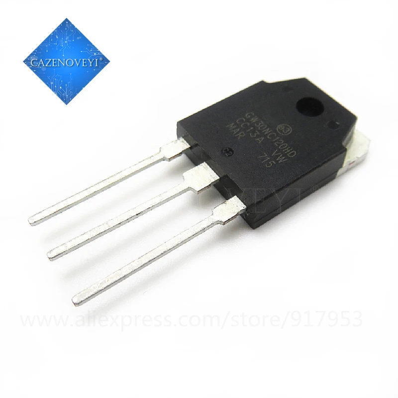 

5pcs/lot STGW30NC120HD GW30NC120HD 1200V 60A new original In Stock