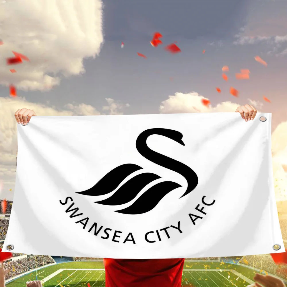 Funny Flag Pride Flag Flag to Hang Flags for Rooms Banner Fc S-swansea City AFC Decorative Flags and Banners Wall Decoration