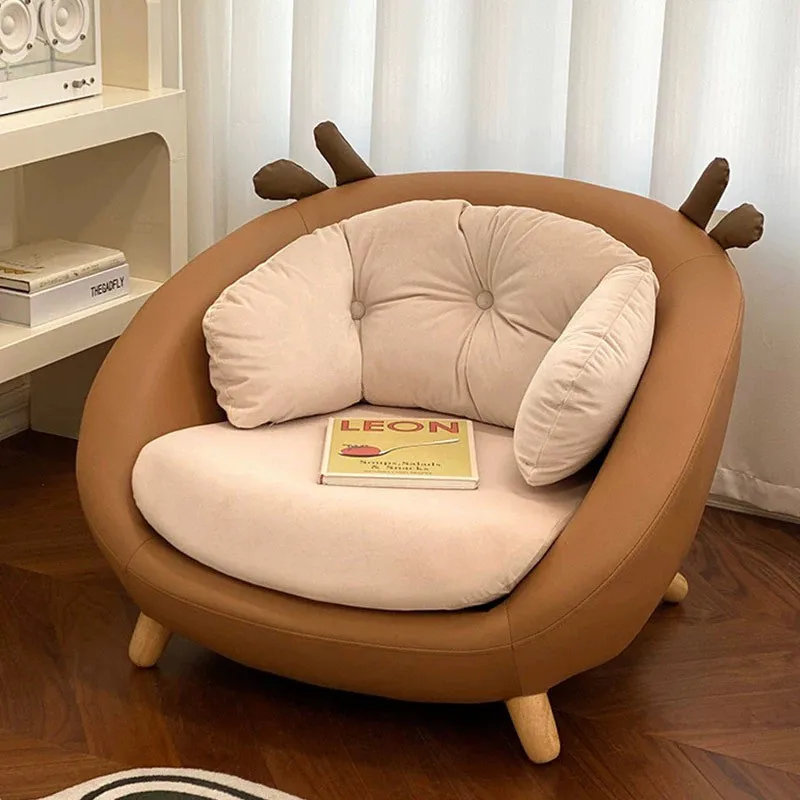 

Cute deer children's sofa small sofa high-end cartoon single back chair baby adult can sit sofa chair