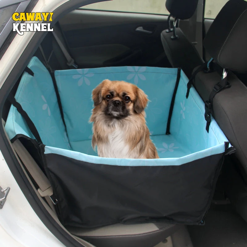 CAWAYI hodowla nosidełka dla zwierząt pokrowiec na siedzenie samochodowe przenoszenie dla psów koty mata koc tylny tył hamak Protector transportin perro