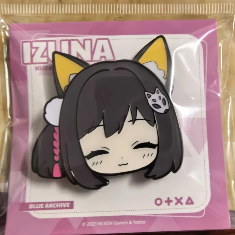Wei Lan Archive Badge Metal Brooches Character Kuda Izuna Cartoon Q-version Clothing Bag Accessories Millet Collar Gift