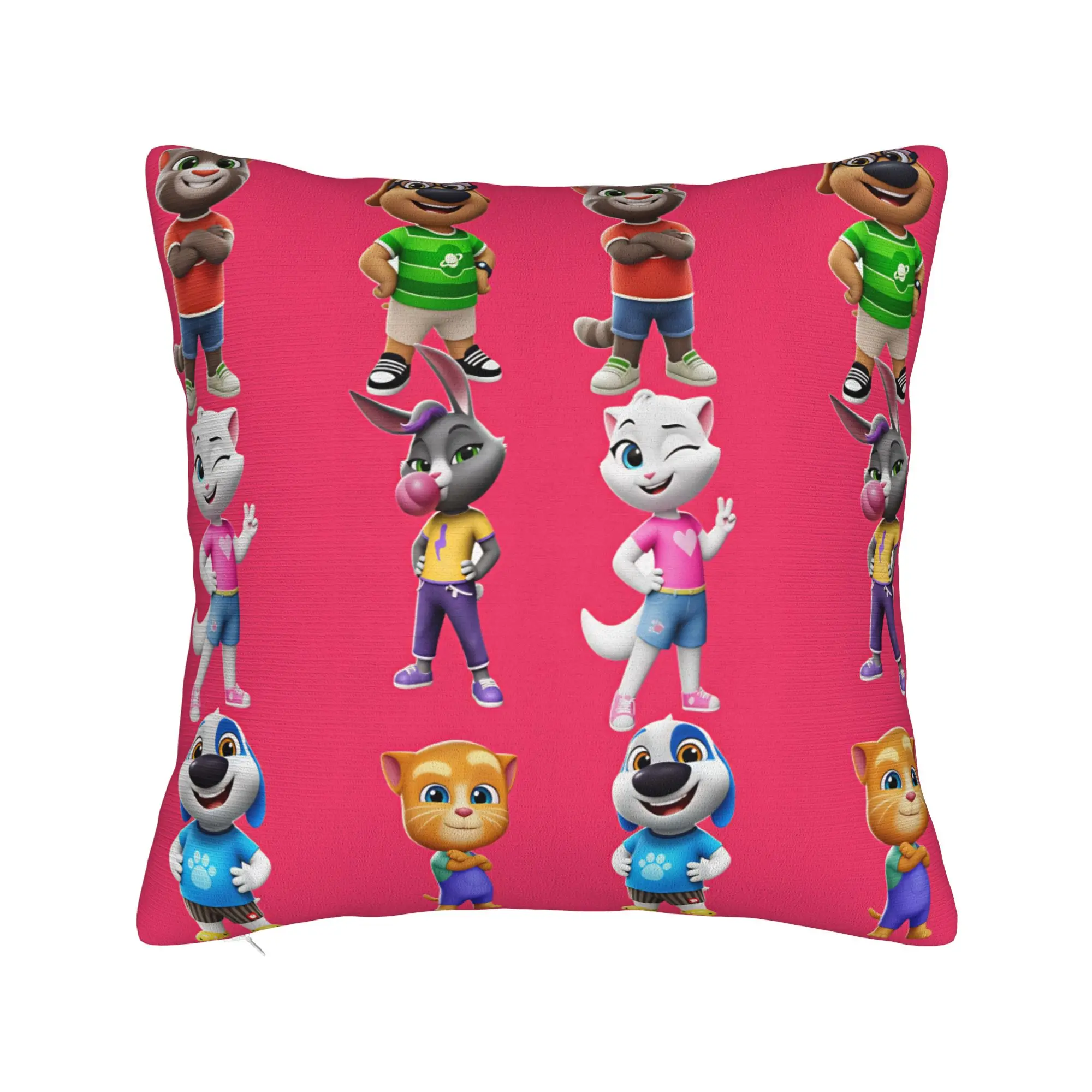 Pillow Case Game T-Talking T-Tom And F-Friends Comfy  Pillow Cover For Wedding Party Home Decor Novelty Pillowcases