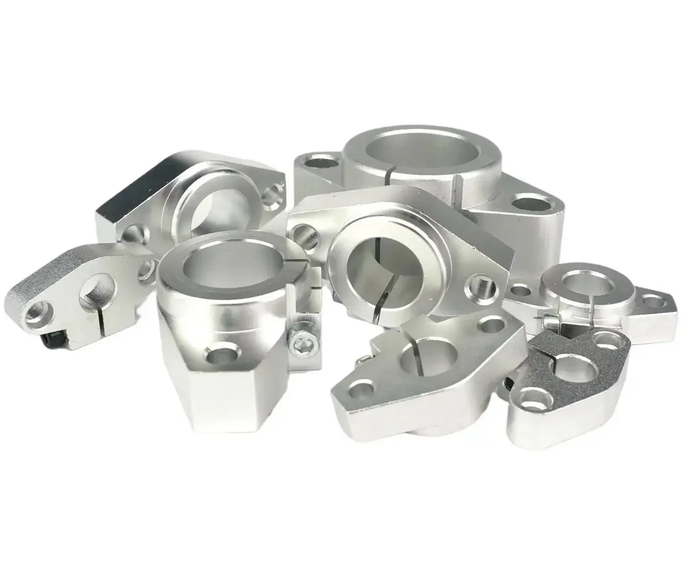 SHF Fit Shaft Diameter 8/10/12/13/16/20/25/30/35/40/50mm Linear Slide Bearing Rail Support Shaft CNC