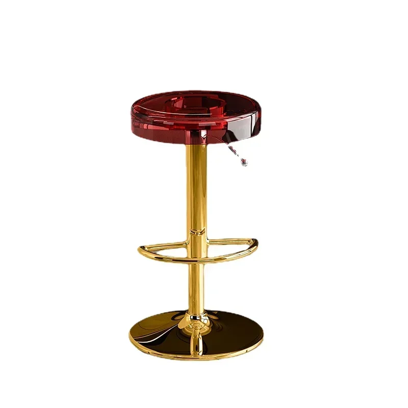 Discount Acrylic High Stool  For Kitchen Island Modern Cash Register Chair High-End Coffee Shop Bar Chair Offering Style and