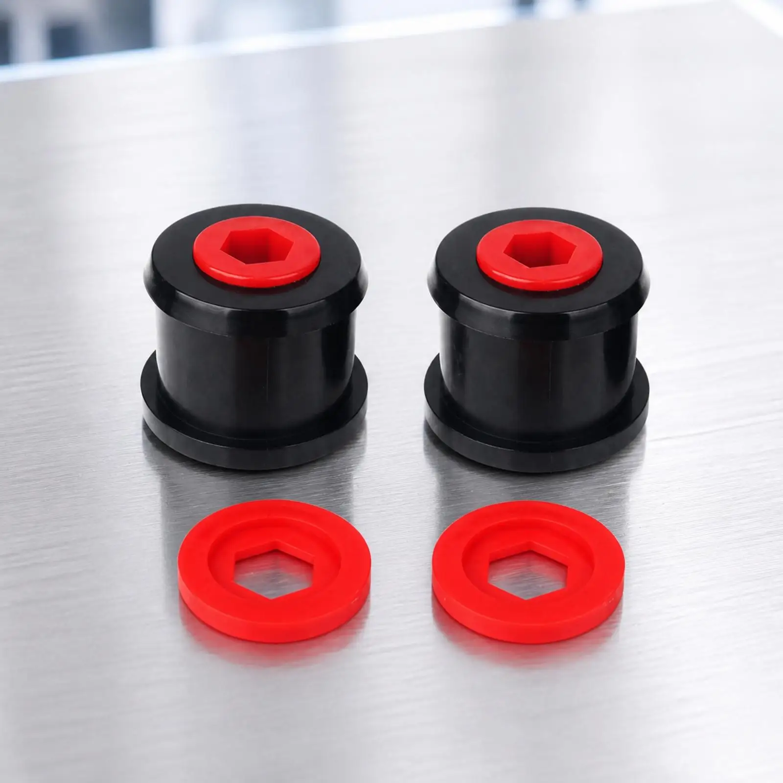 Durable Polyurethane Bushing Kit for Mini R55 R56 R57 R58 R59 Rear Lower Control Arm Flanged Ends Precise Fitment Road