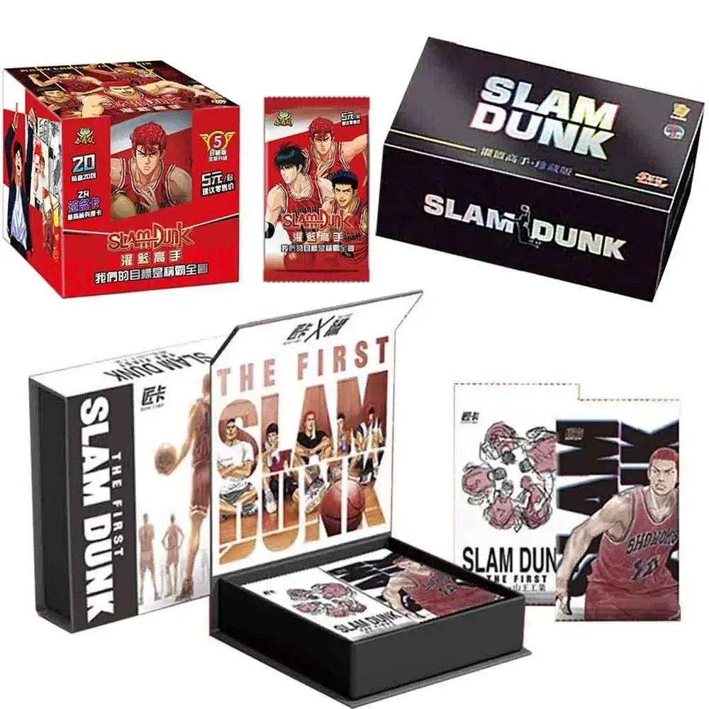 Anime Slam Dunk Card Signature Cards Hot Stamping Card PTR Sakuragi Flower Road Anime Cards Rukawa Kaede SSPR Christmas Gift