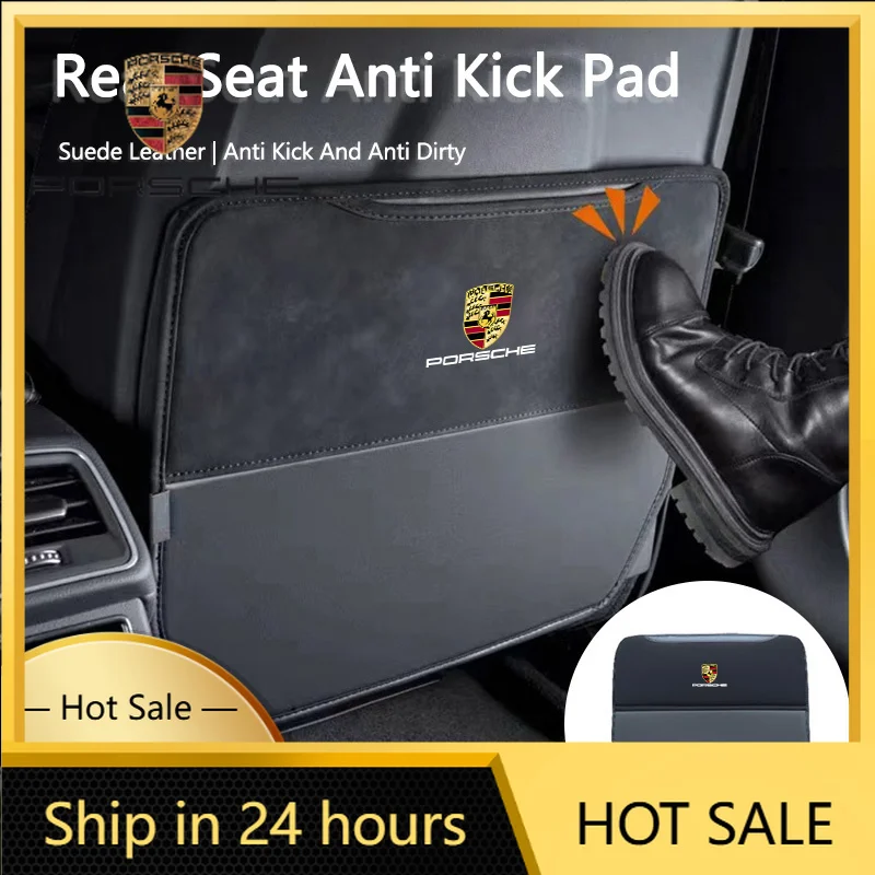 

For Porsche Cayenne Panamera Macan 911 Car Seat Back Protection Mat Prevent Dirty Anti Kick Pad For Porsche 911 718 Cayenne Caym