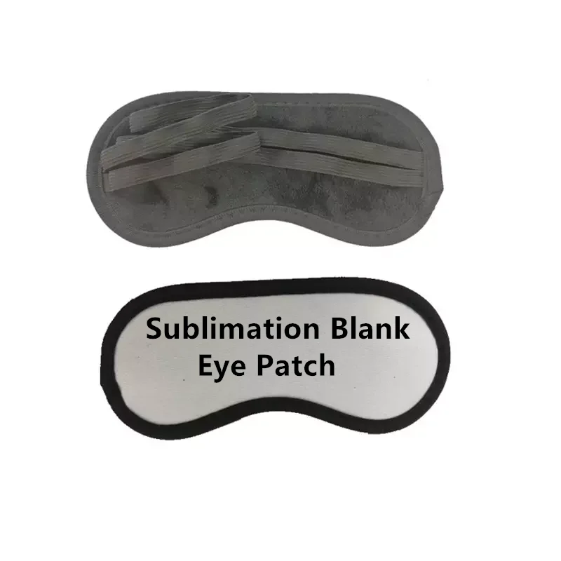 Personalisierte Sublimation Rohlinge Neopren Sickert Eye Patch Maske Komfortable Reise Nickerchen Meditation Team Spiele für DIY Foto Druck