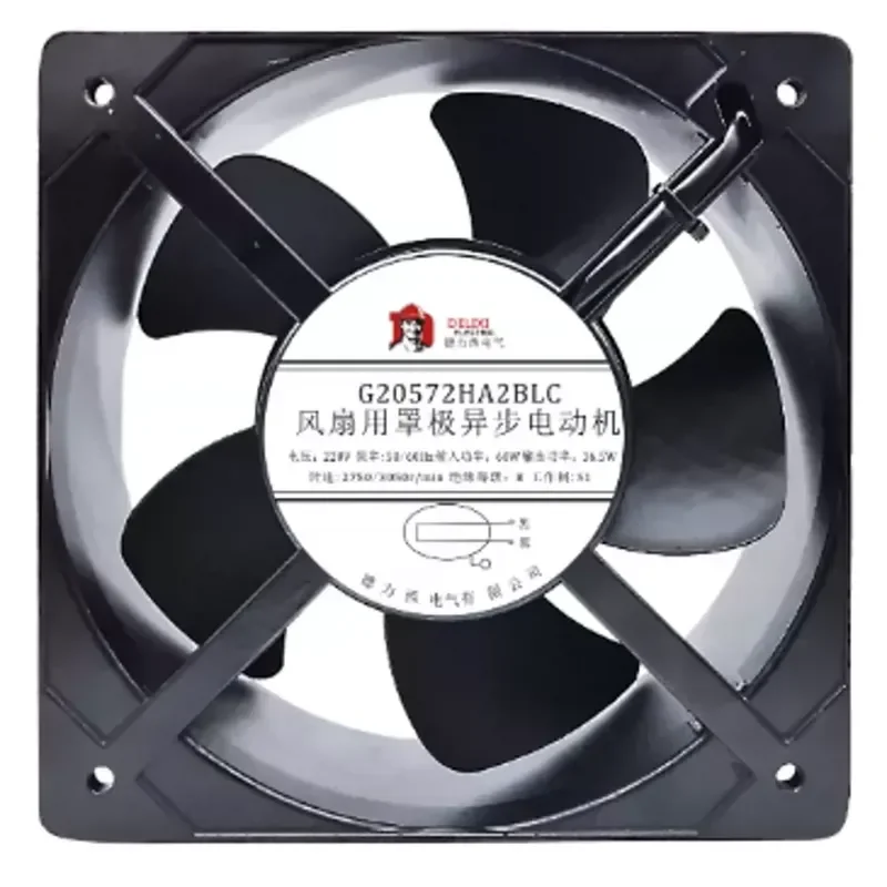 For Brand new Delixi G20572HA2BLC 20572 220V 69W large air volume high temperature cooling fan