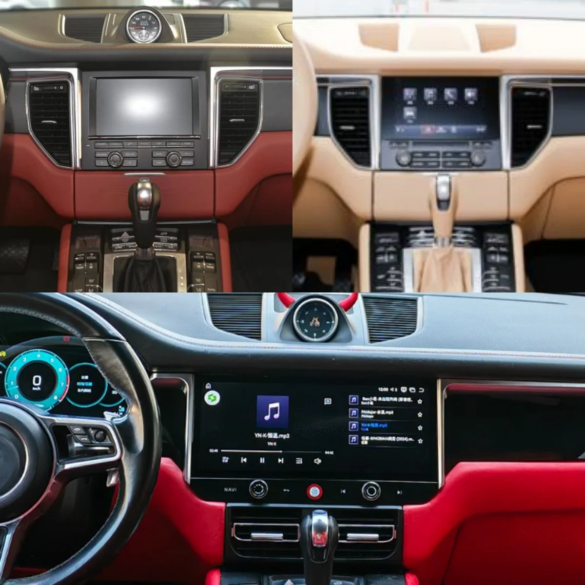 

Беспроводной CarPlay и Android для Porsche Macan 2011-2018, автомобильная мультимедийная система с GPS-навигацией и видеоплеером