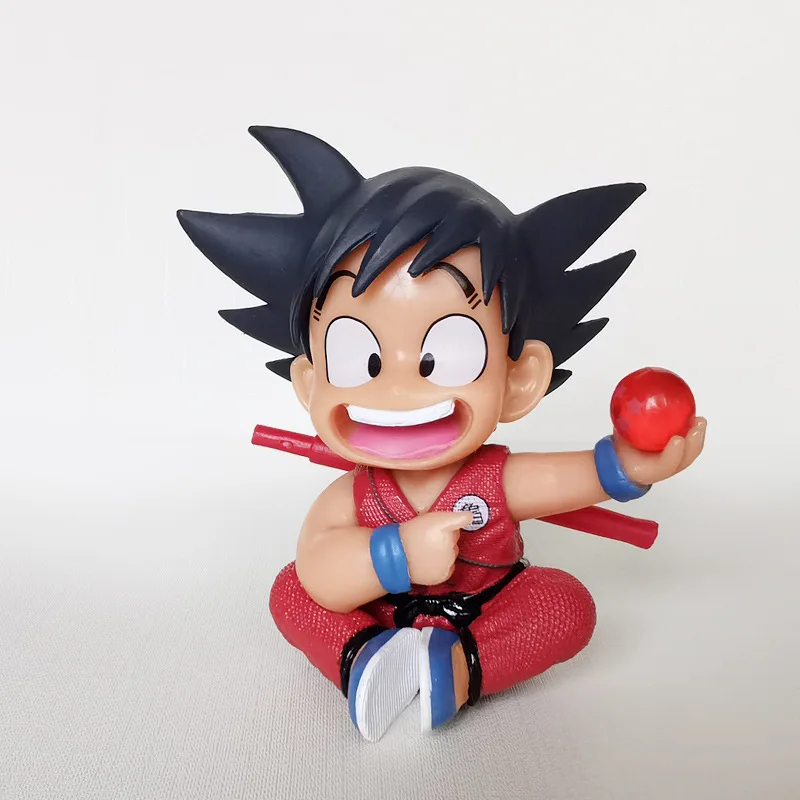 Dragon Ball Z Childhood Son Goku Kakarotto Action Figure PVC Cake Car Decoration Model Dolls Collections Charm Toys Gift 10cm