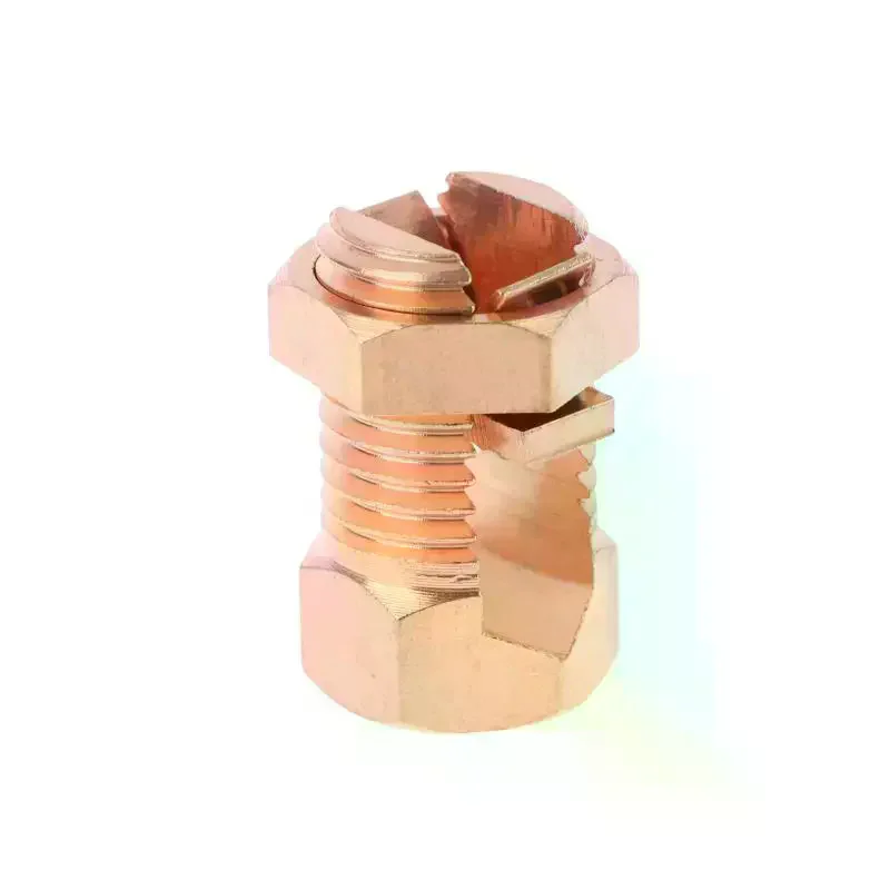 1 Piece Versatile TJ Series T/J-10/16/25/35 T/J-50-70 Split Bolt Connector Sturdy Durable Copper Bolt Clamp Split Bolt