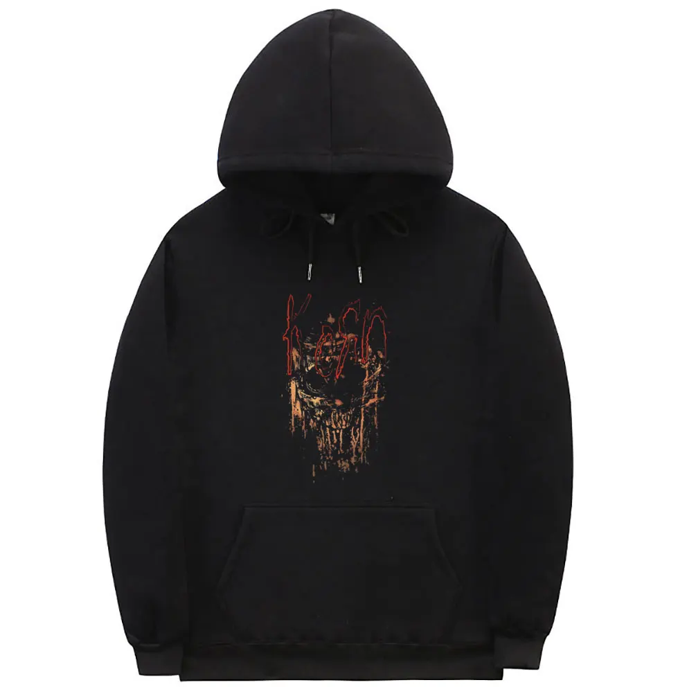 

Rock Korn Band Hoodie Skeleton Graphic Pullover Rare Nu Metal Music Hoodies Men Women Gothic Vintage Oversized Hooded Tracksuit