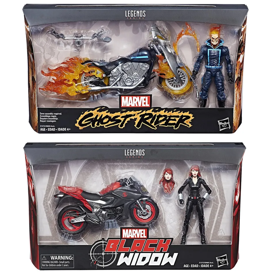 ゴーストライダーとブラックウィジェットのコレクタブルフィギュア,6