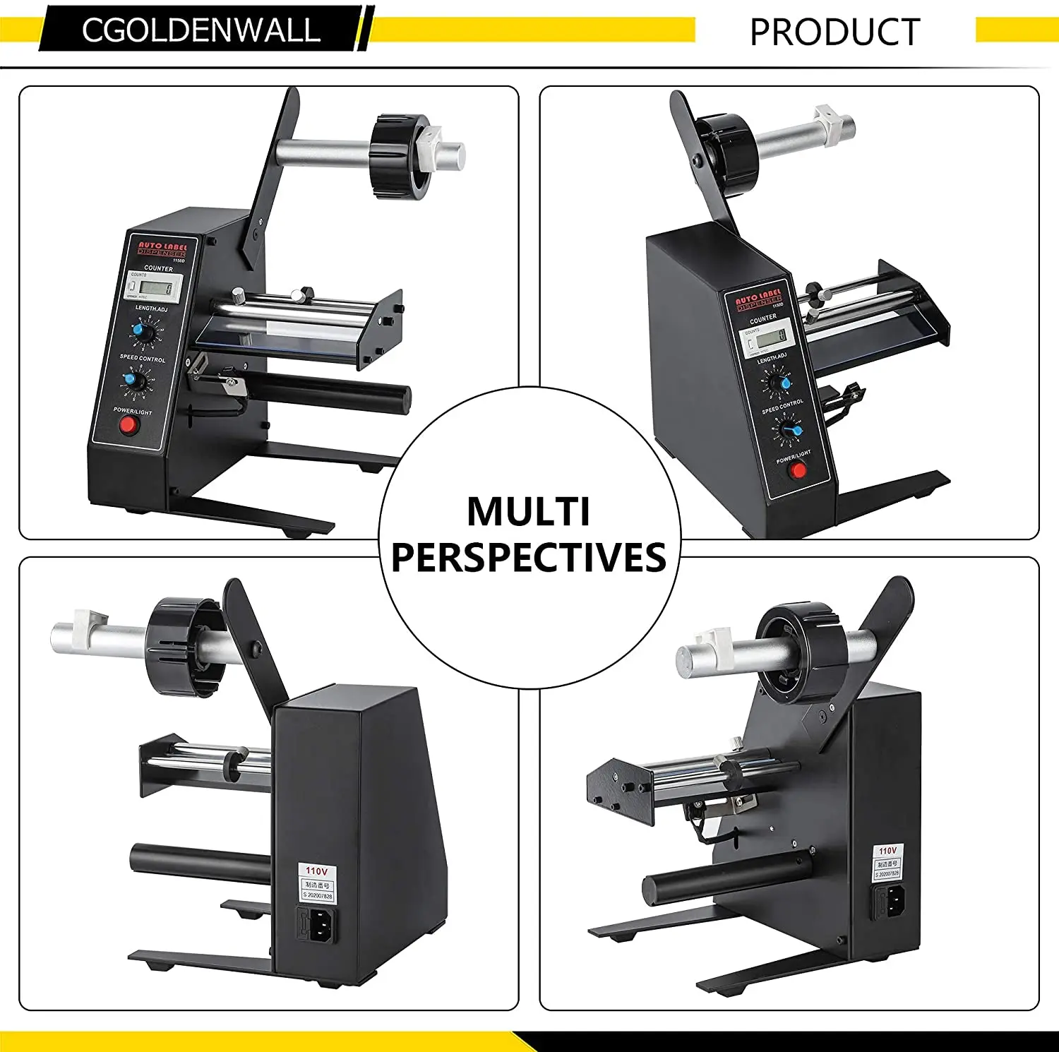 Automatic Label Dispenser Label Separator Automatic Counting Suitable for Label Length: 3-150mm Width: 4-140mm