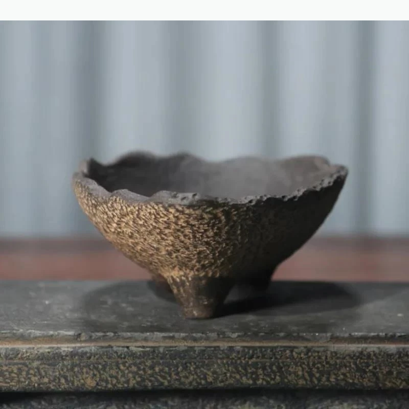Purple Sand Flowerpot Potted Plant Hydroponic Vase Perforated Flower Pot Plant Pot Ceramic Flowerpot Garden Supplies Planters
