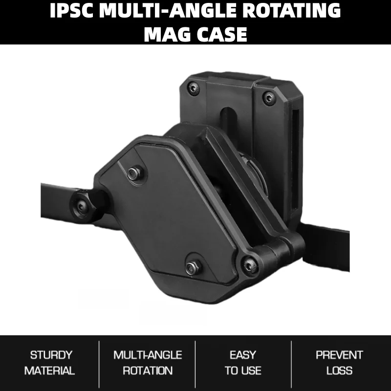 

IPSC Rotating Magazine Box | 360° Rotating Ammo Case | Range Training Essential