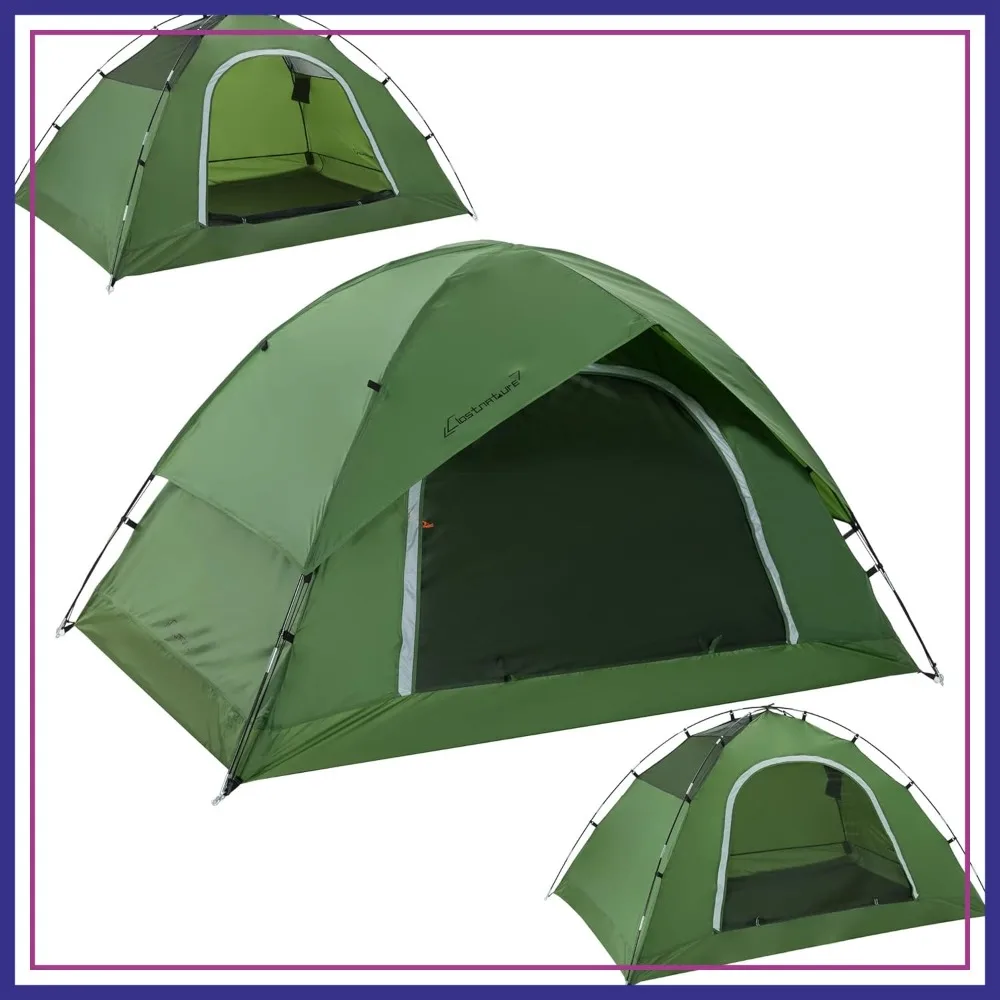 

Waterproof Camping Tent for 2-6 Person, Easy Setup for Family Outdoor All Weather